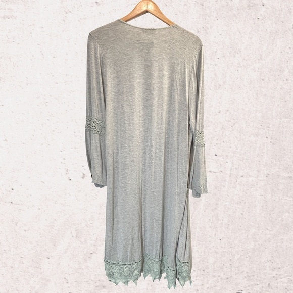 POL Gray Long Cardigan Sweater - Picture 2 of 4